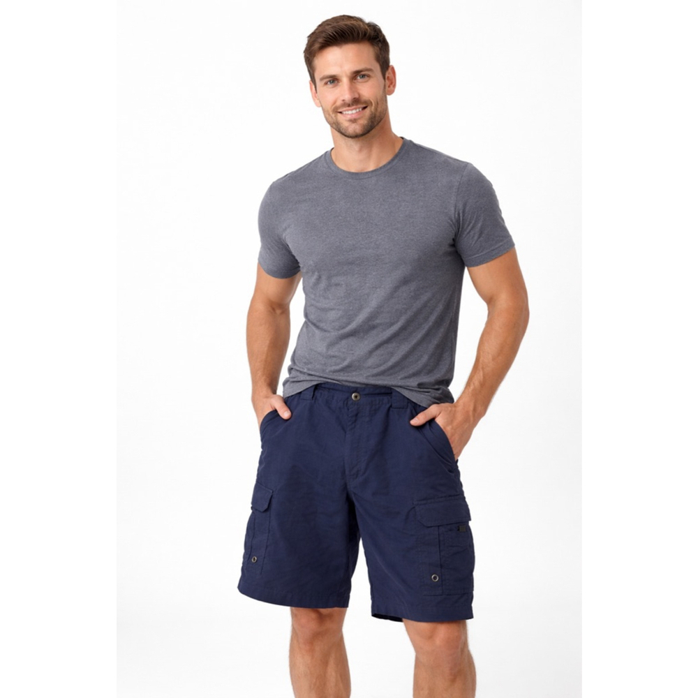 Men's Bimini Bay Outfitters Navy Cargo Shorts Waist 32